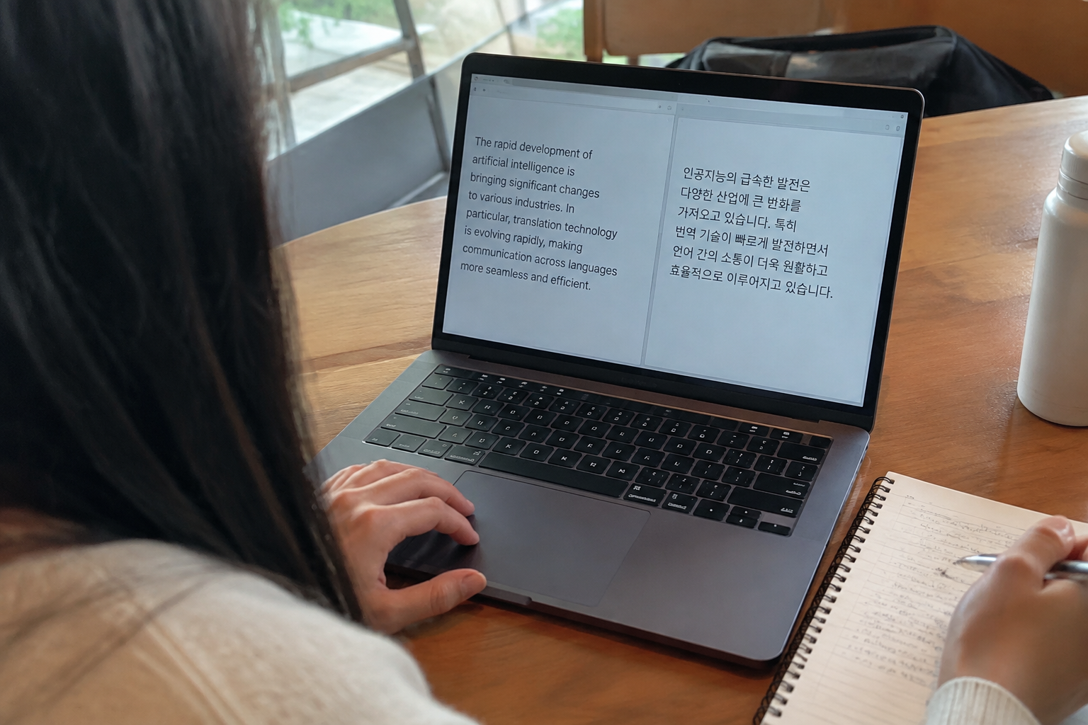 AI 번역 서비스를 문맥·전문 용어·실시간·보안 네 기준으로 비교하고 업데이트를 읽는 방법을 다룬 글