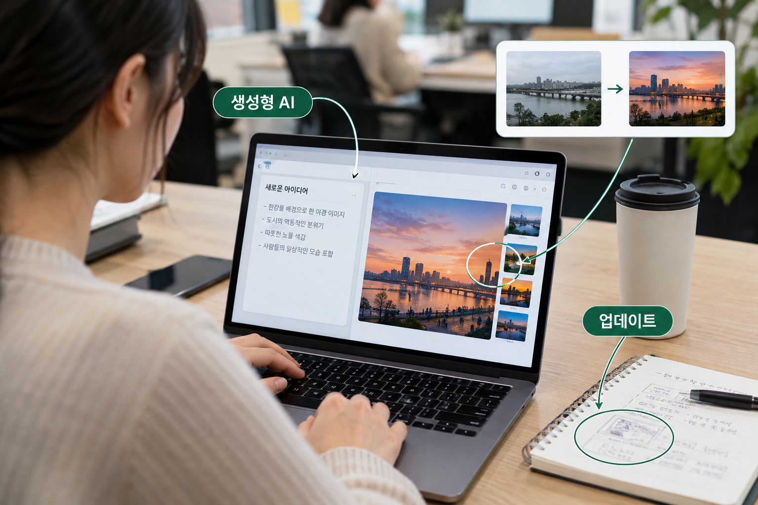 주요 기업이 내놓는 생성형 AI 서비스 업데이트가 챗봇에서 업무 플랫폼과 에이전트로 옮겨가는 흐름을 다룬 글