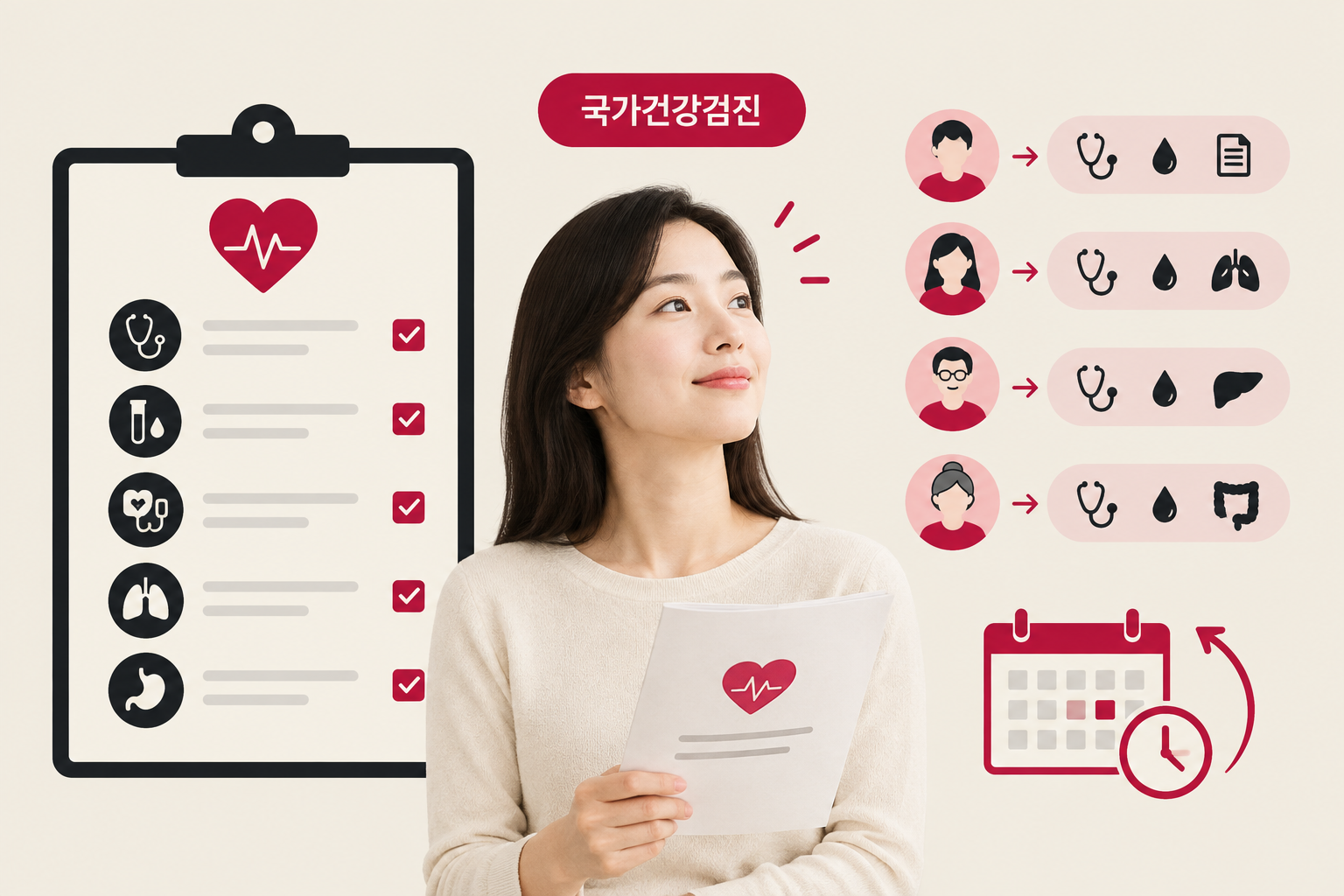 국가건강검진 대상과 항목, 주기가 나이·가입 형태에 따라 나뉘는 방식을 한눈에 정리한 안내